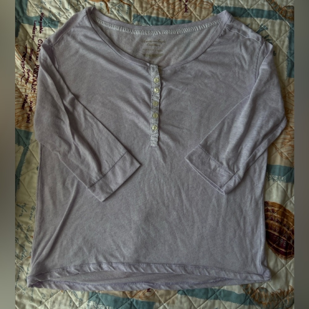 American Eagle 3/4 Sleeve T Shirt